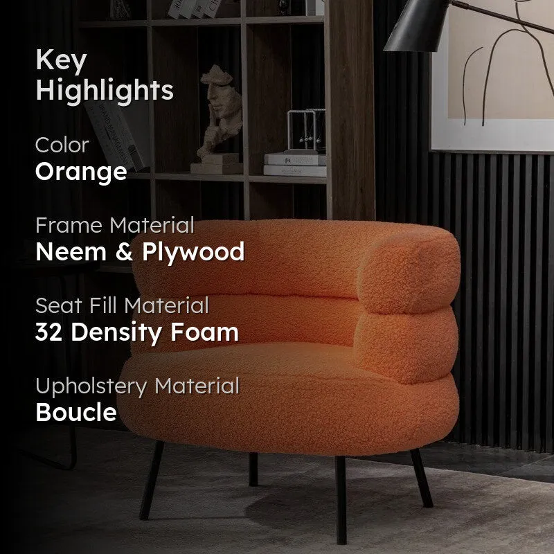 Clive Accent Chair - Orange media 2
