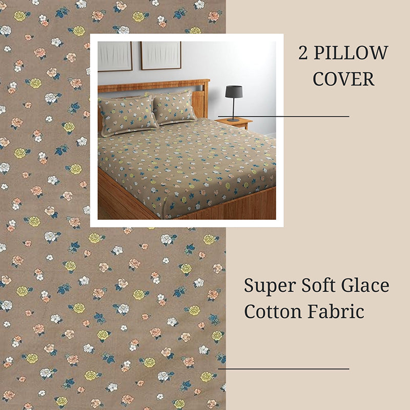 Myrtle Floral Microfiber Bedsheet - 110 GSM media 7