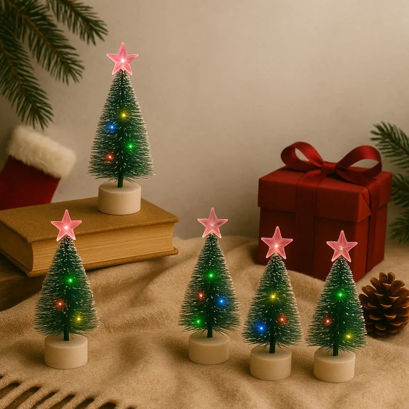Celestial Star Tree Christmas Ornament - Set Of Five media 6