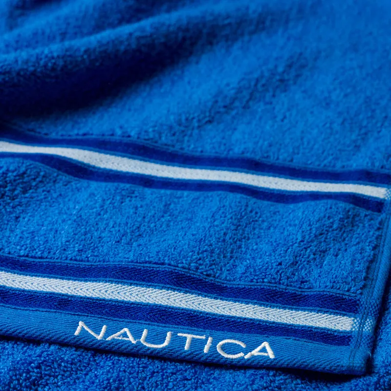 Nautica Dove Dual Down Bath Towel - Blue media 6