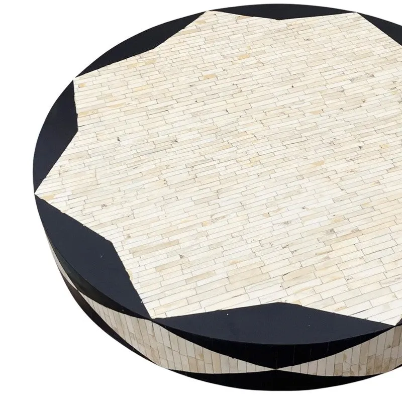 Orion Bone Inlay Center Table - Black media 6