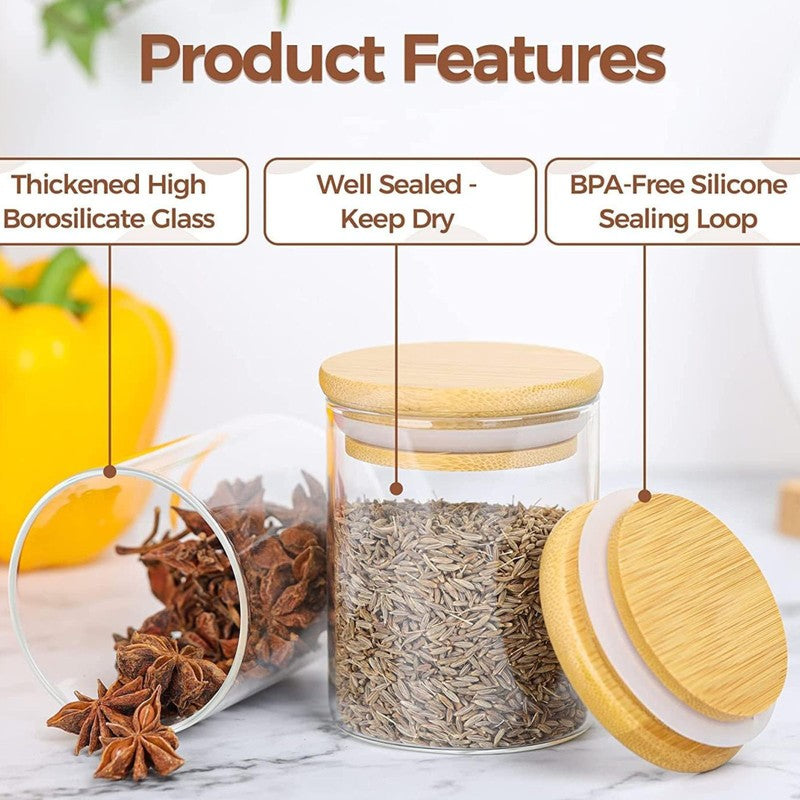 DesiCharm Pantry Jar (220 mL Each) - Set of Twelve media 9
