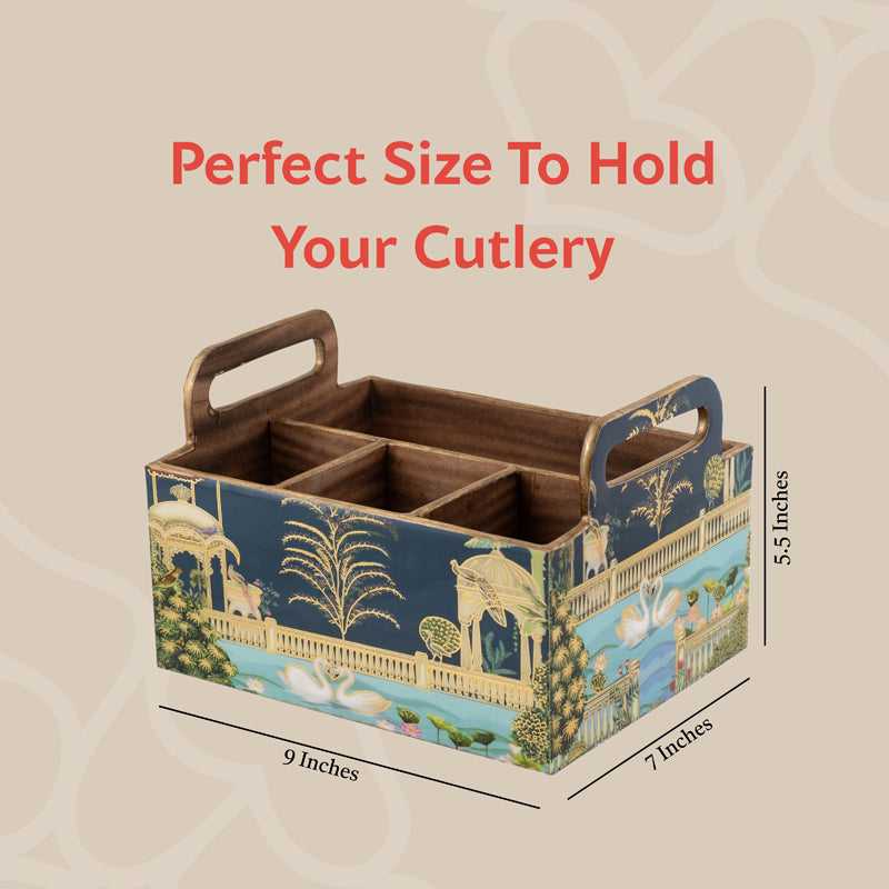 Rajhans Wooden Cutlry Stand media 6