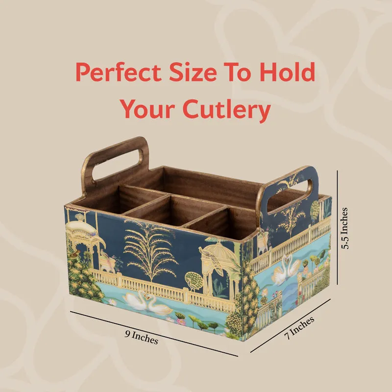 Rajhans Wooden Cutlry Stand media 6