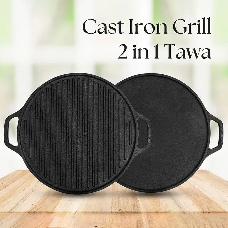 SearCraft Deep Ridge Cast Iron Grill Pan media 3