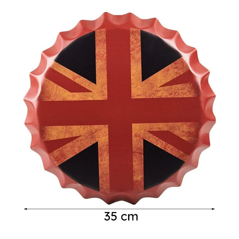 Uk Pride Bottle Cap Metal Wall Accent media 8