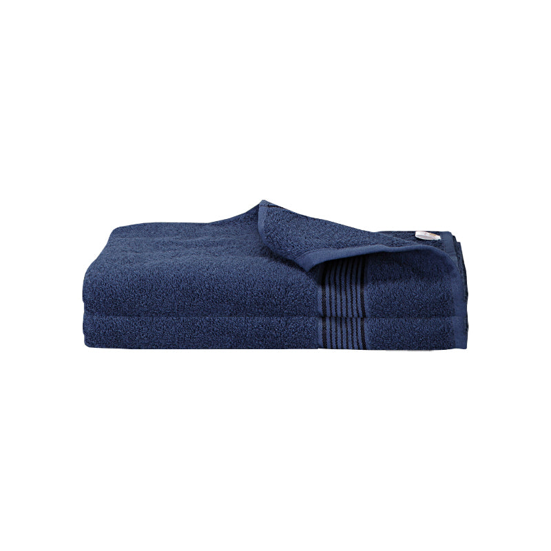 Bodil Bath Towel (Navy Blue) - Set Of Two media 4