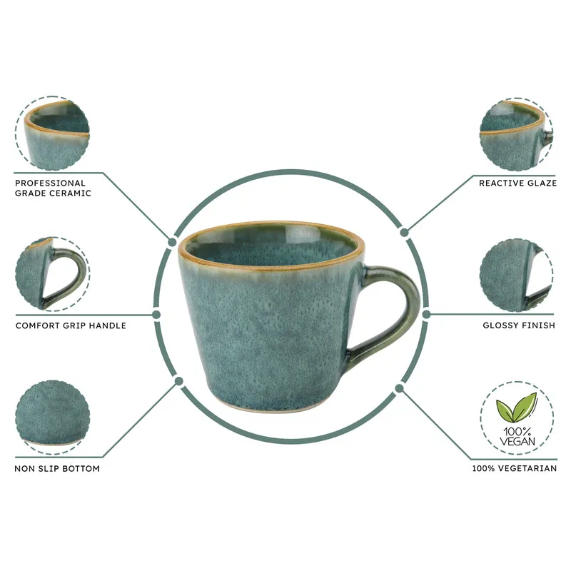 Infusa Ceramic Tea Cup (175 mL Each) - Set of Four media 6