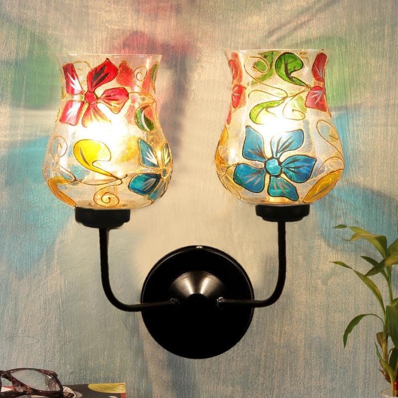 Moora Glass & Metal Wall Lamp