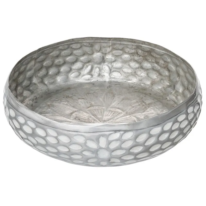 Luxe Mosaic Metal Urli - Silver media 5