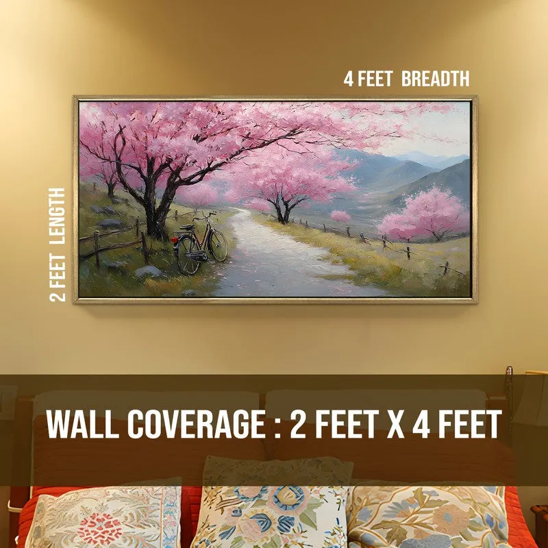 Springtide Canvas Wall Painting With Frame media 8