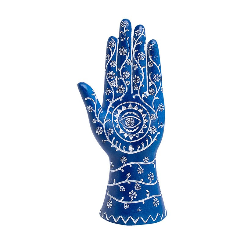 Indigo Aura Palm Showpiece media 3