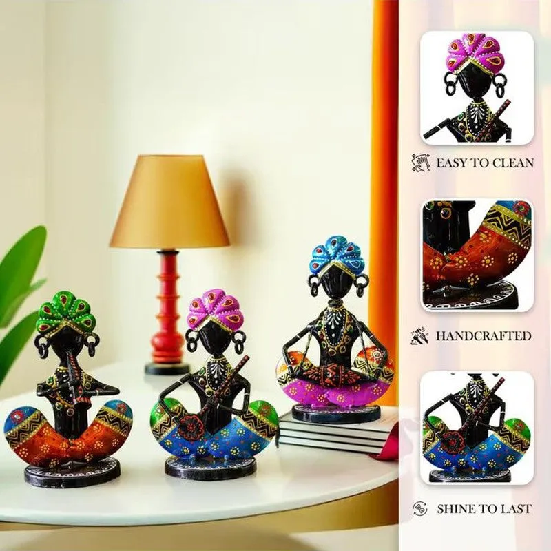 Elanora Premium Art Showpiece - Set Of Three media 3