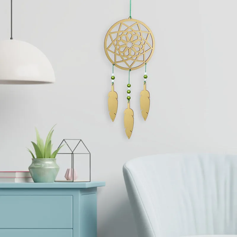 Terra Mandala Dream Catcher - Gold media 1