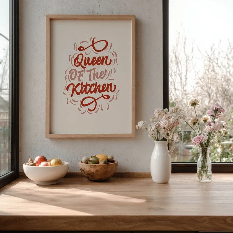 KitchenQueen Archival Canvas Wall Art - Brown media 6