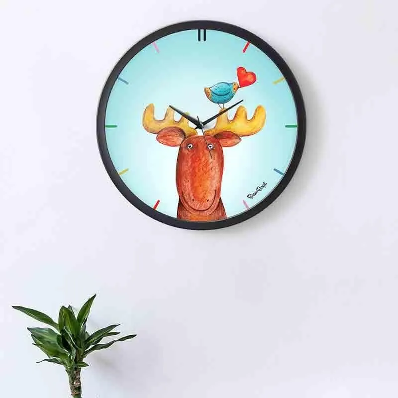 Dear Deer Wall Clock media 1