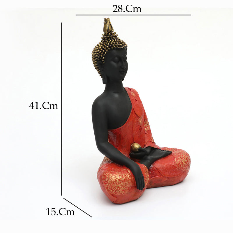 Thinking Buddha Idol - Red media 6