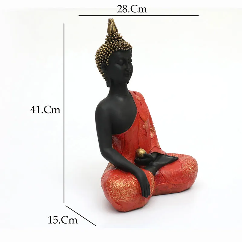 Thinking Buddha Idol - Red media 6