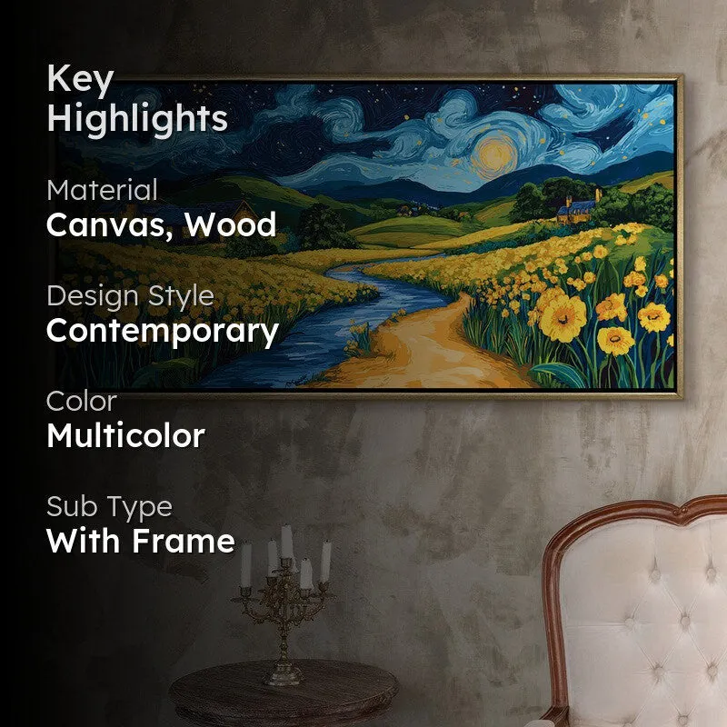 Infinity Canvas Wall Painting With Frame media 2