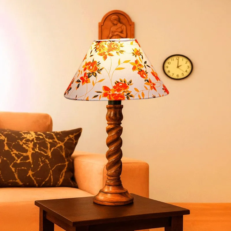 Elvane Kairo Wooden Table Lamp - Multicolor media 3