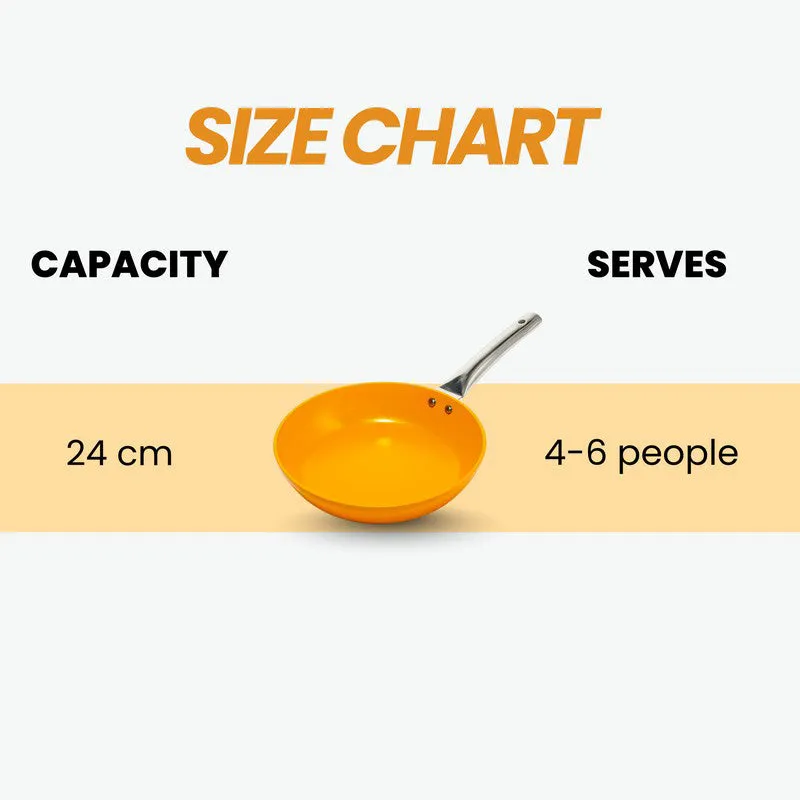 Salford Searza Forged Ceramic Frying Pan With Lid -1800 mL/ 9 Inch media 10