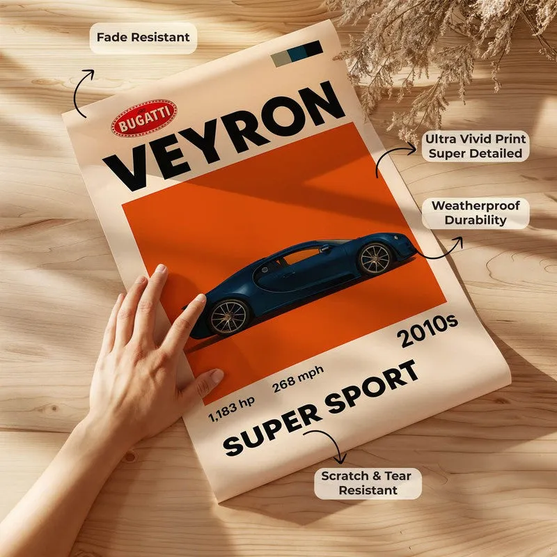 Veyron Velocity Wall Poster media 7
