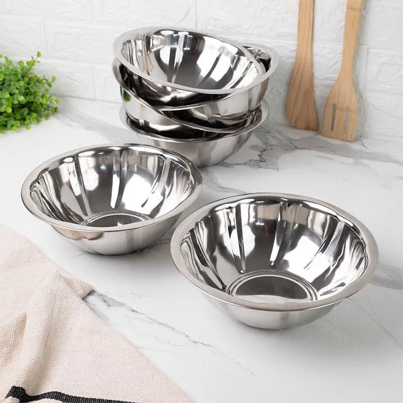 Nuksara Serving Bowl (1300 mL Each) - Set Of Six media 1