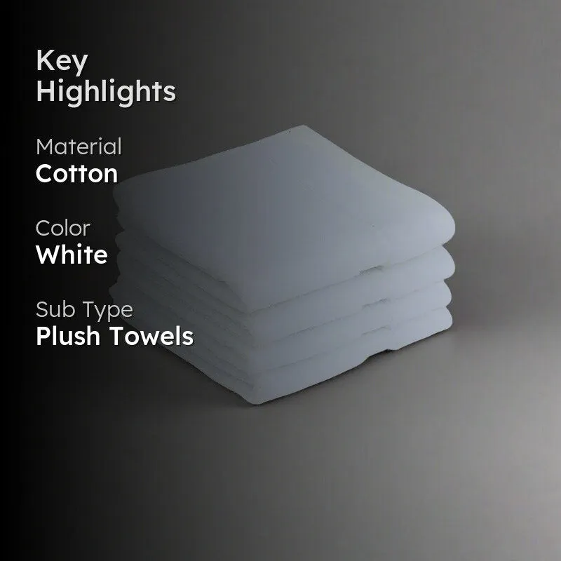 Miorah Face Towel (White) - Set Of Four media 2