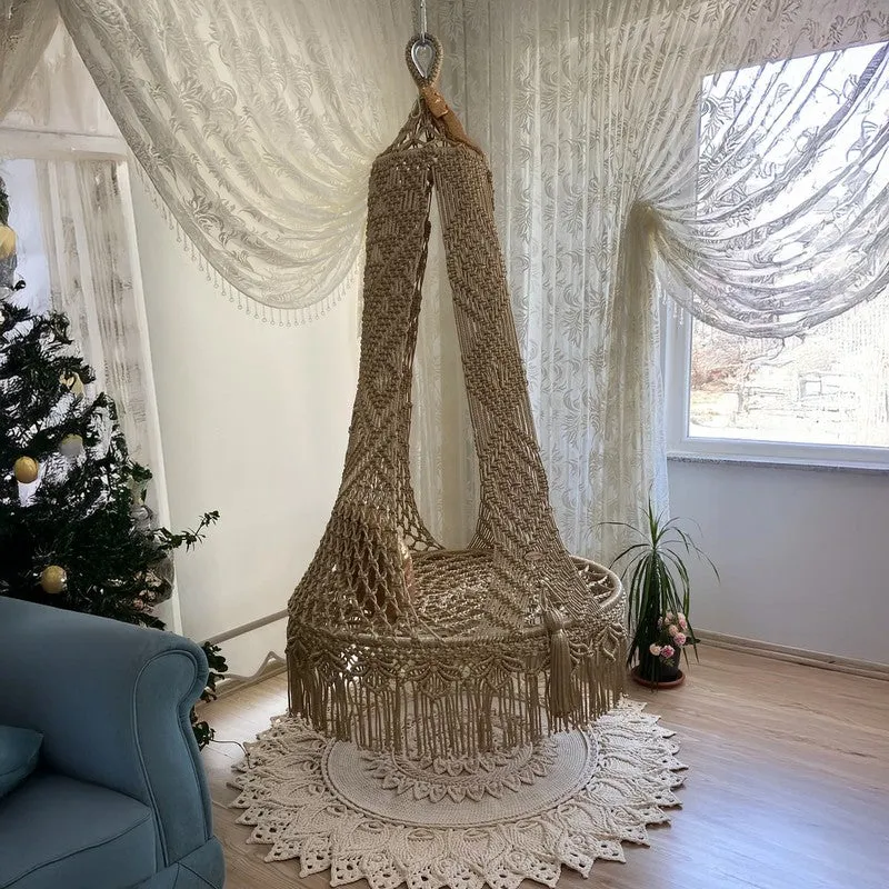 Alaro Macrame Swing Chair media 3