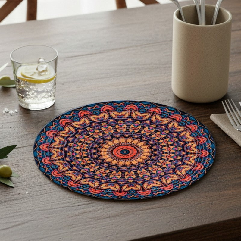 Mandala Heritage Jute Table Mat - Single Piece