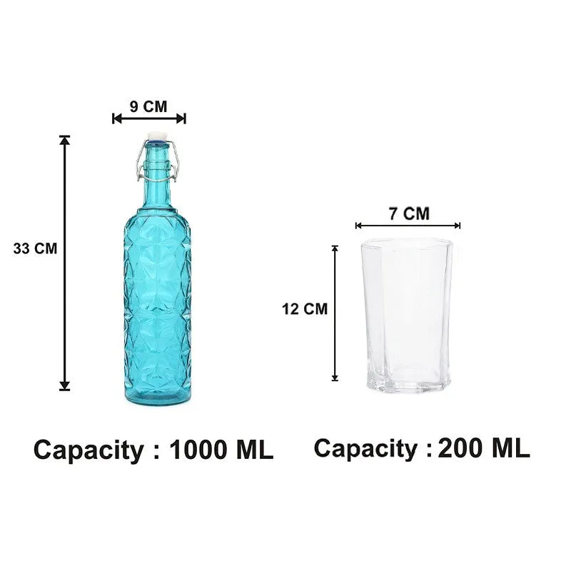 Viggo 1000 mL Water Bottle With 200 mL Glasses - Seven Piece Set media 6