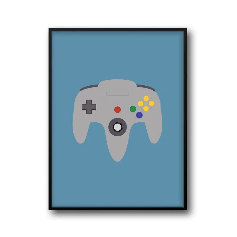 Joystick Saga Framed Canvas Wall Painting media 6