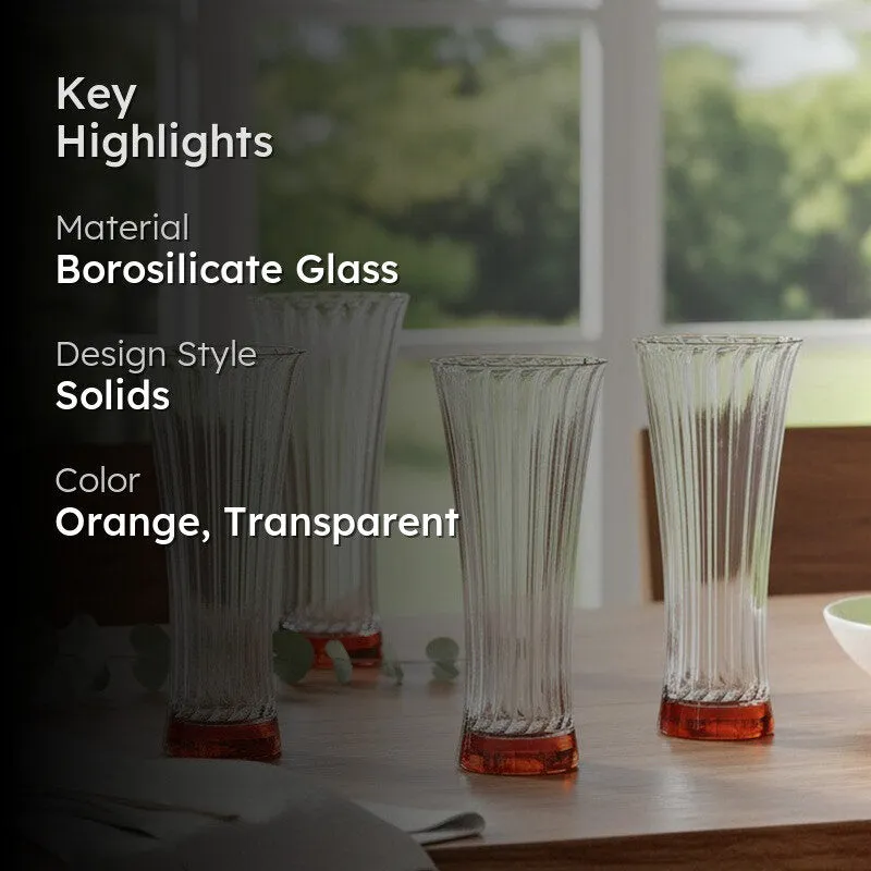 Aurora Shine Beer Glasses (320 mL) - Set Of Four media 2