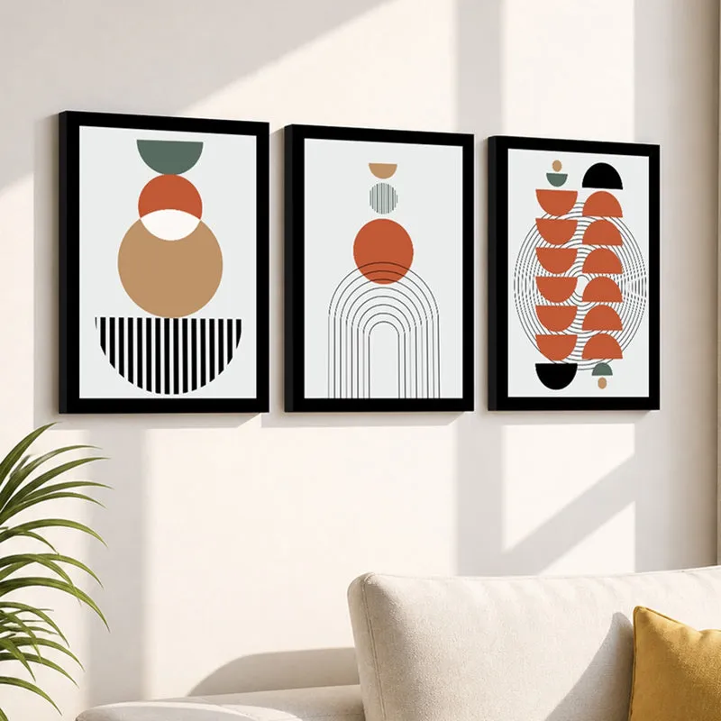 Colorful Chaos Wall Art - Set Of Three media 1