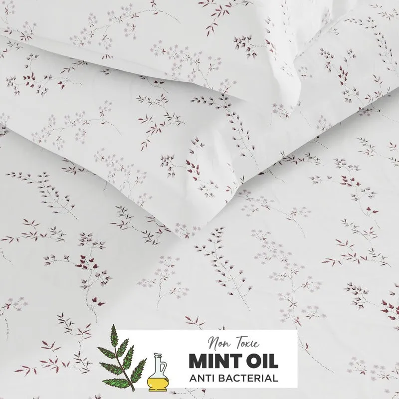 Elvoro Cotton Bedsheet (White) - 144 TC media 6