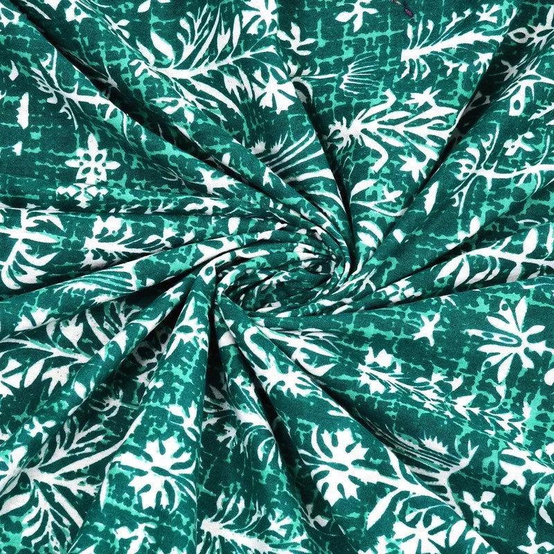 Arton Cotton Bedsheet (Green) - 240 TC media 5
