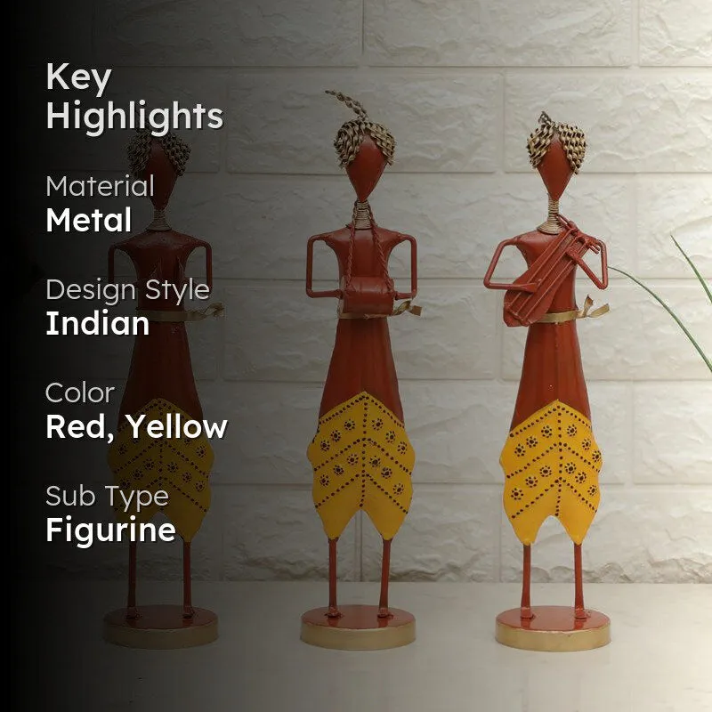 Soulful Serenade Metal Showpiece - Set Of Three media 2