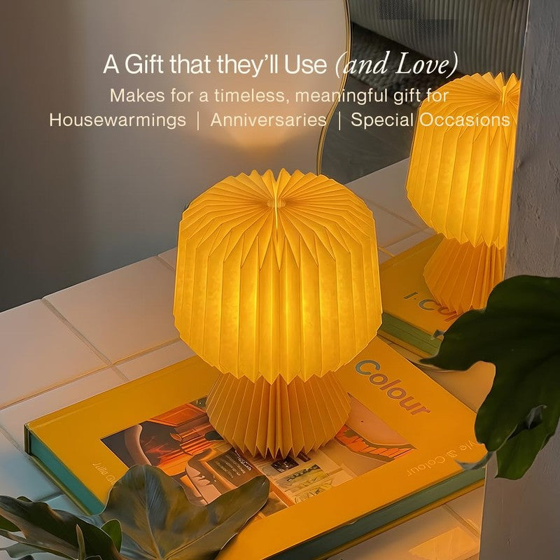 Fig Living Ori Deepotsav Origami Lamp (Yellow) media 7