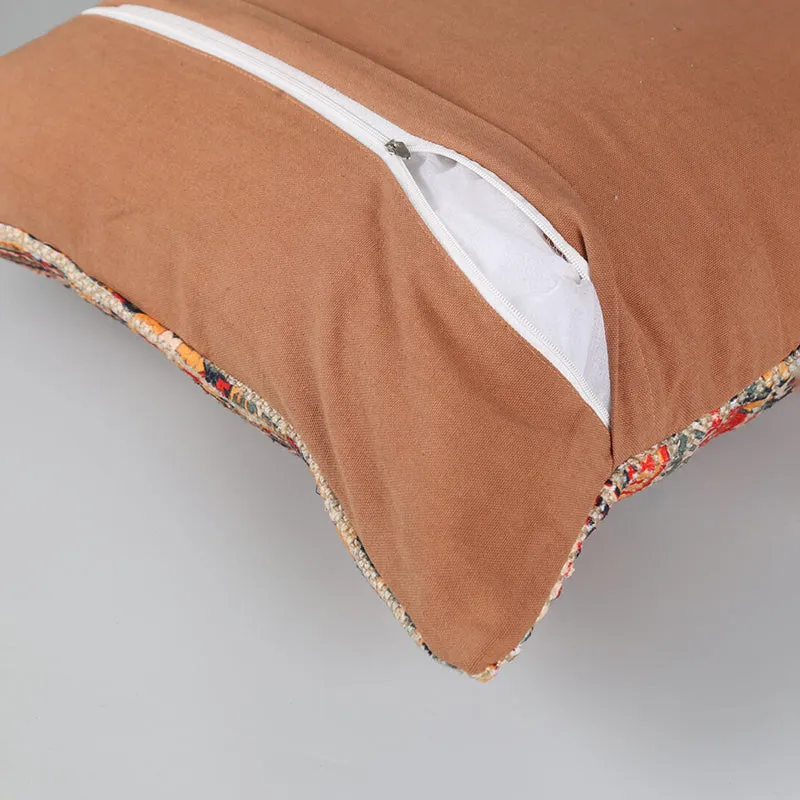 India Circus Desi Tints Tufted Cotton Cushion Cover - Set Of Two media 6