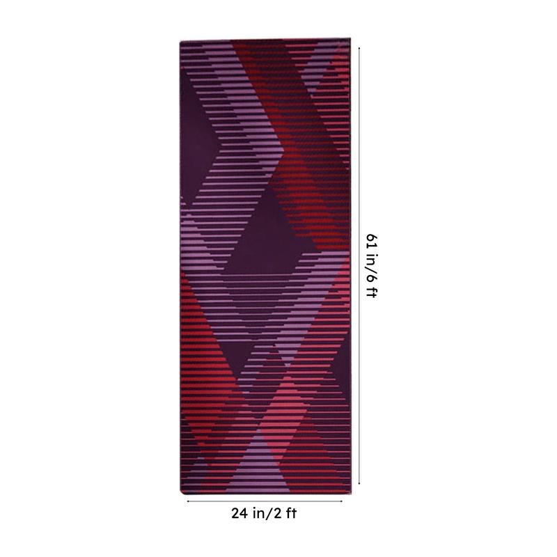 Calista Geometric Micro Fiber Runner Rug - Purple media 8