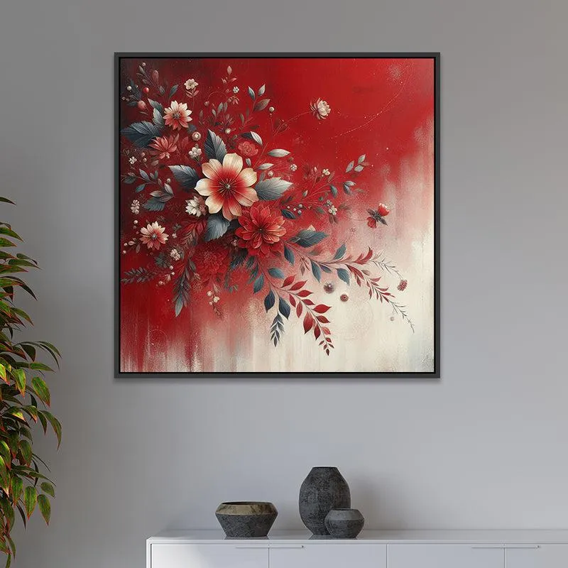 Seasonal Spring Flowers Wall Painting media 1