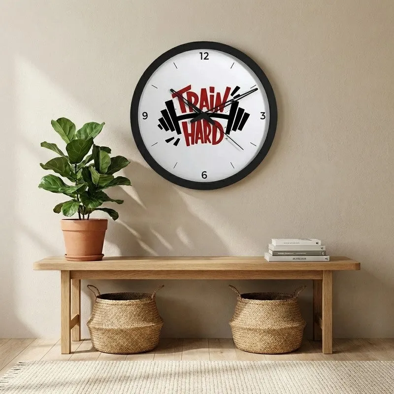 Trainix MDF Wall Clock media 1