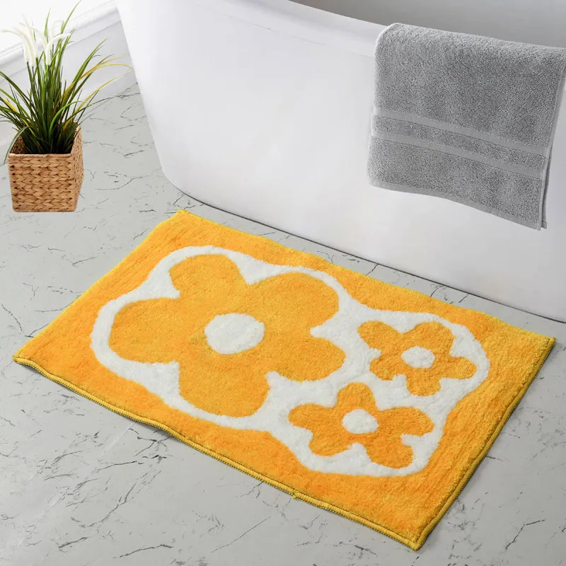 Lumora Cotton Bath Mat - Yellow media 3