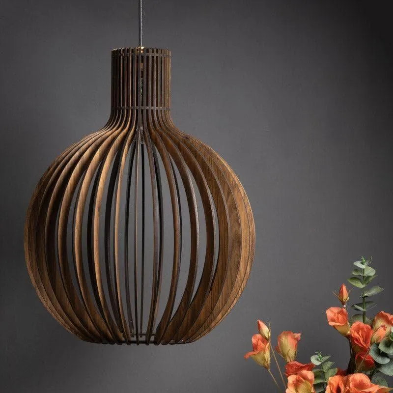 Kaede Wooden Ceiling Lamp media 3