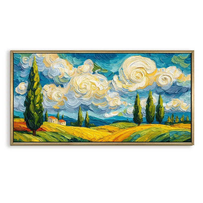 Skycrest Canvas Wall Painting With Frame media 3