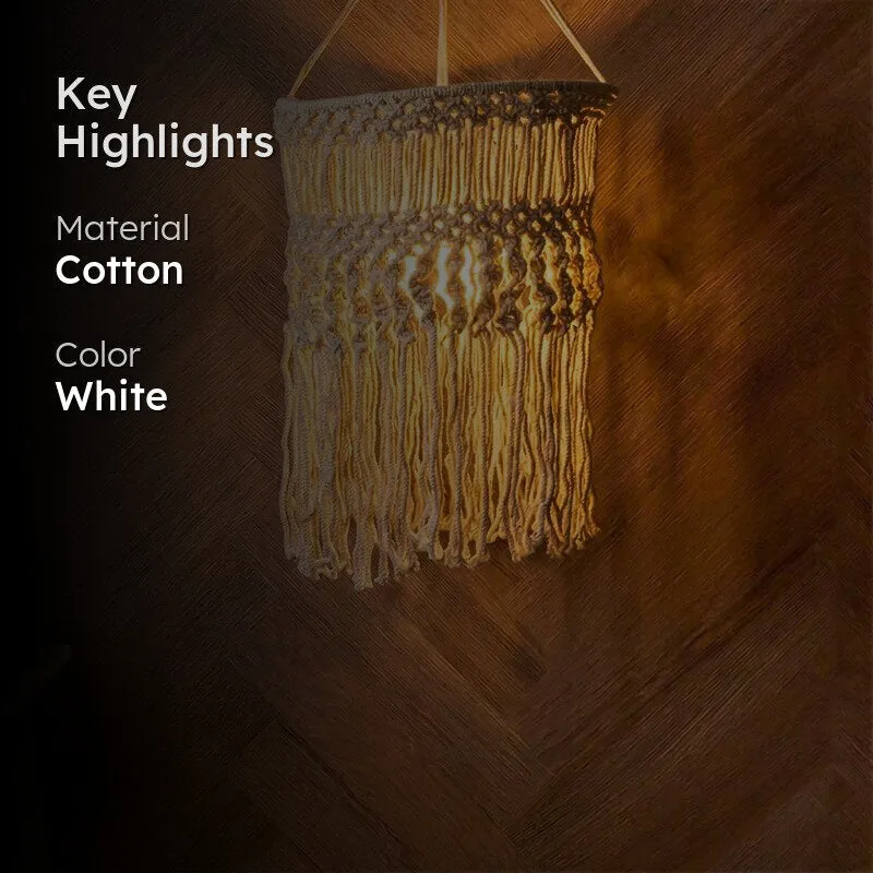Leda Macrame Lampshade media 2