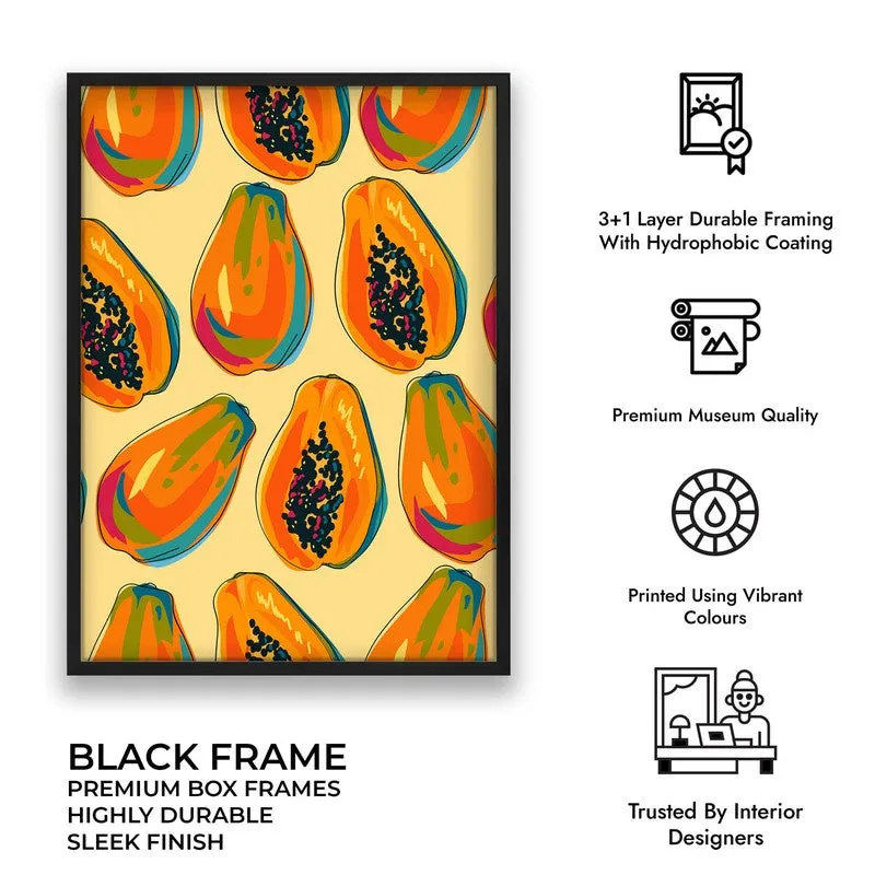 PapayaFarm Archival Canvas Wall Art - Black media 10