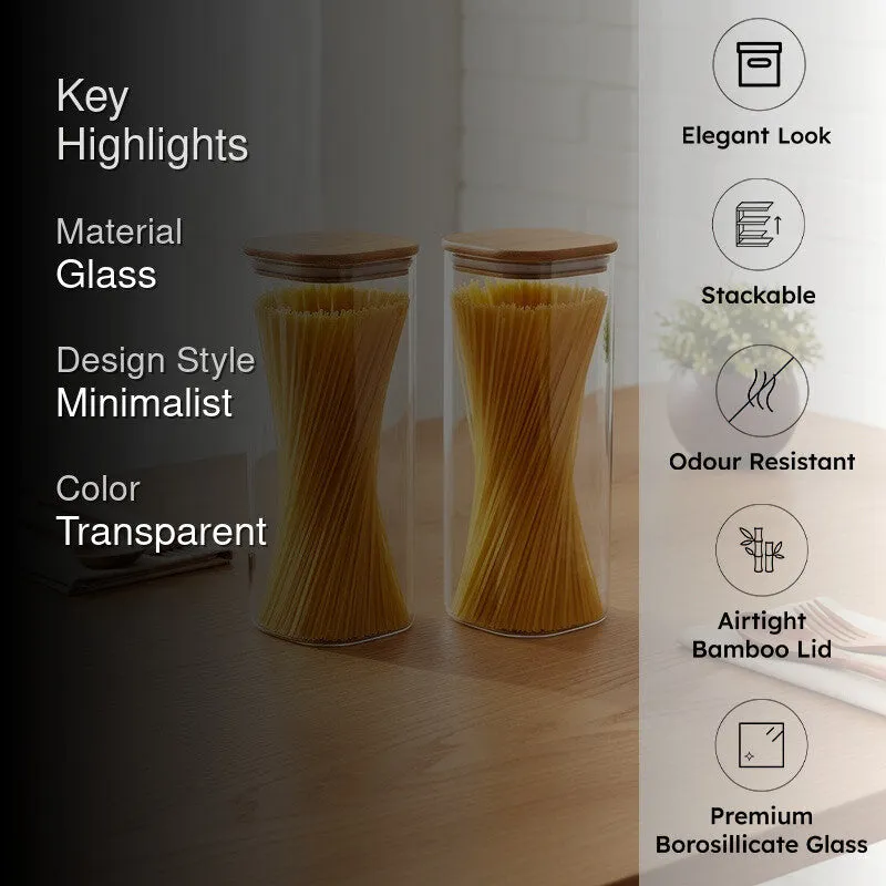 Storz Glass Jar (1000 mL Each) - Set Of Two - 2