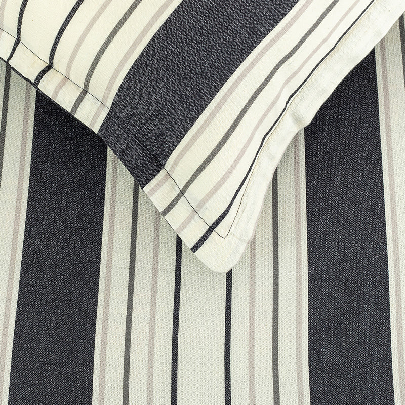 Swayam Marianne Striped Cotton Bedsheet - 180 TC media 6