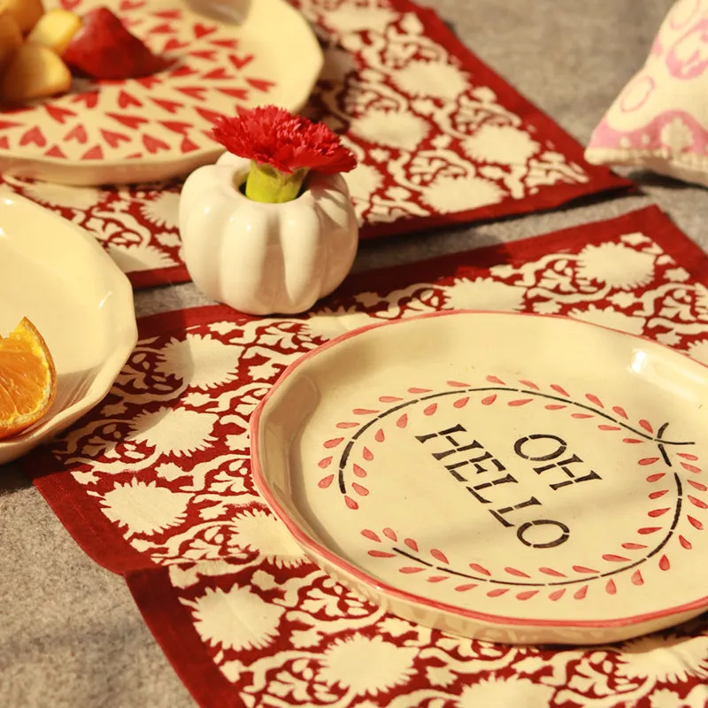 Oh Hello Ceramic Quarter Plate media 5